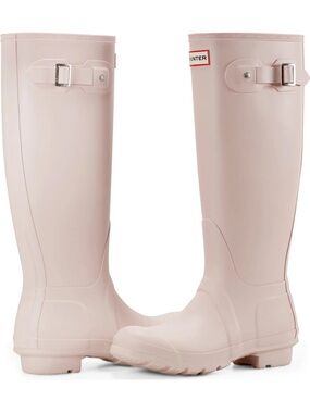 Hunter Original TallRain Boots in Light Natural- NEW